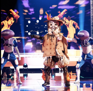 S'More Mask competed on 'The Masked Singer: Season 10' NFL Night. (Photo property of FOX)